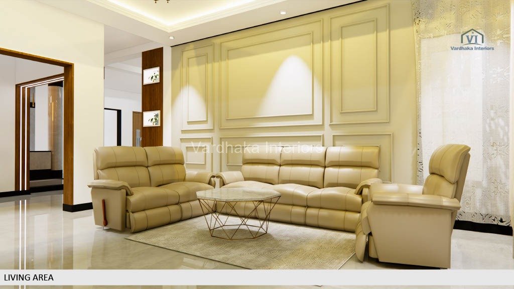Modern European Wall Design Living Room Wall Design — interior designers in Dandeli, Uttara Kannada