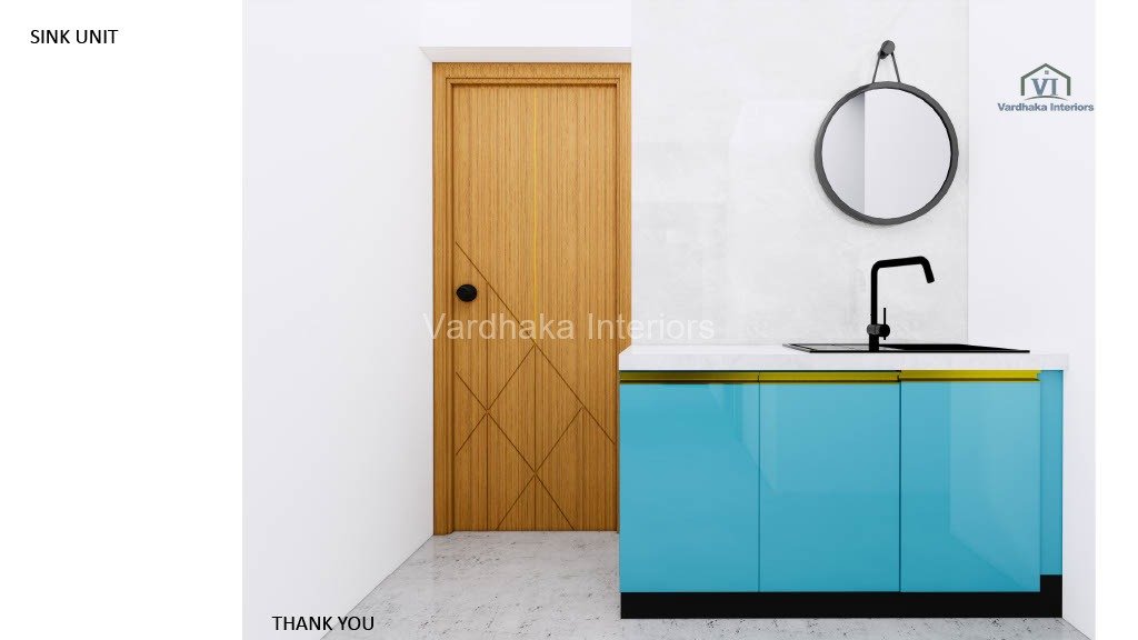 Modern Sink Interior Design — interior designers in Honnavara, Uttara Kannada