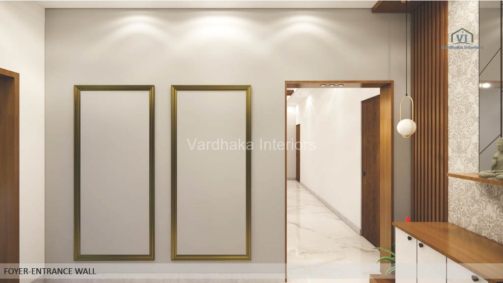 Modern Wall Design With Spot Lights — interior designers in Karwar, Uttara Kannada