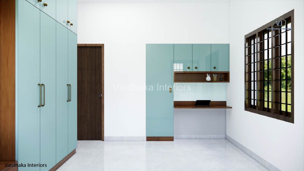 Modern Study Unit In Bedroom — interior designers in Sirsi, Uttara Kannada